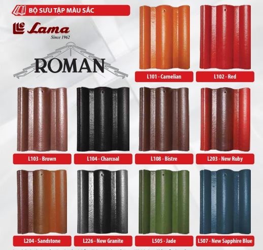 Cung cấp ngói màu cao cấp Lama